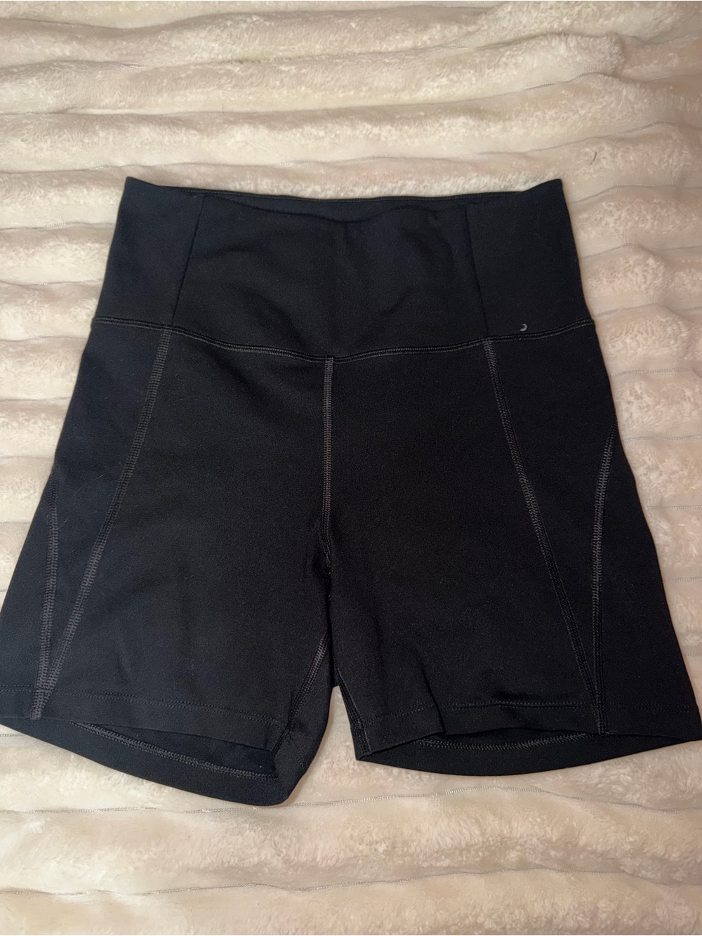 High-Waist Black Women’s Biker Shorts